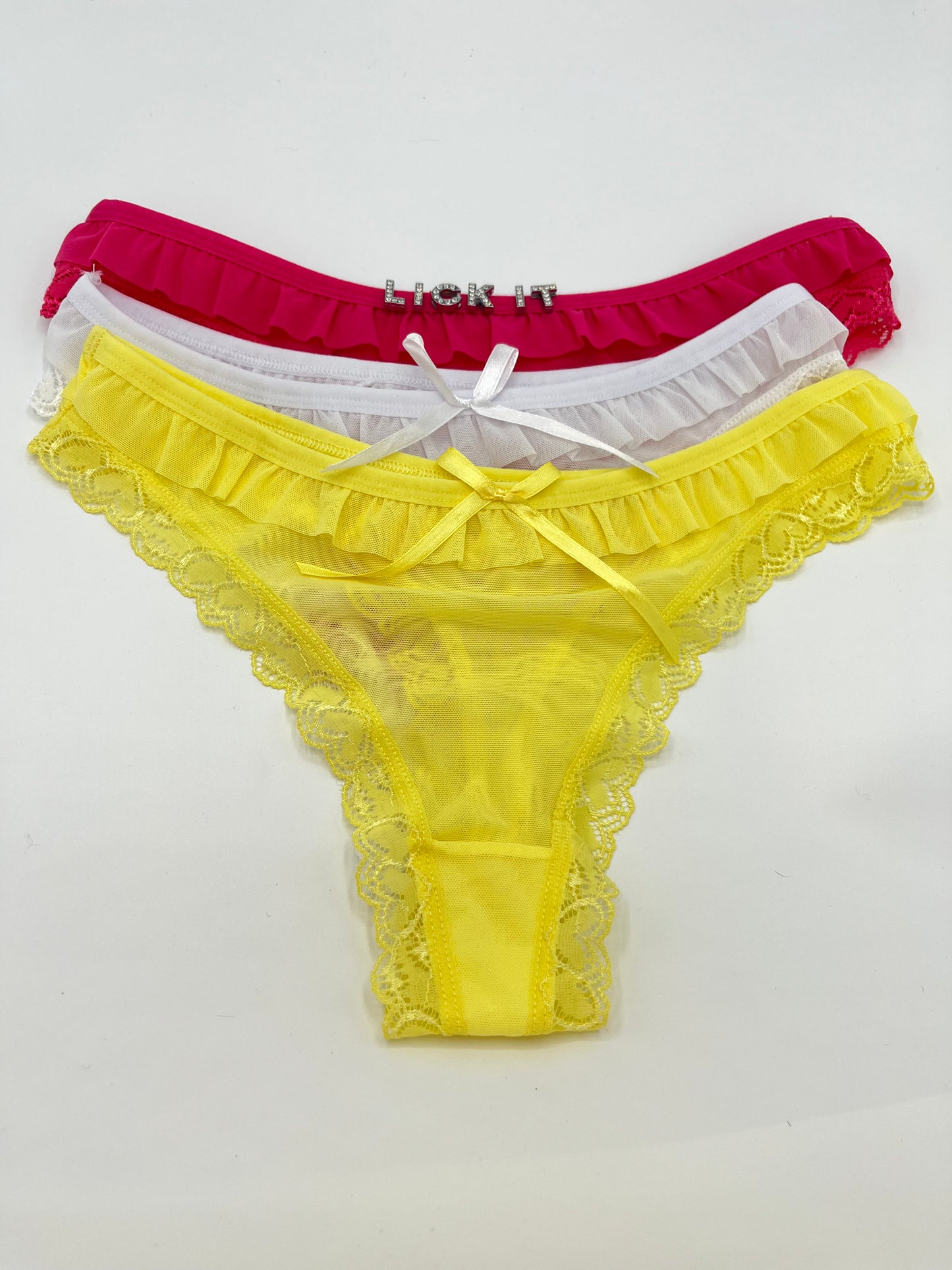 Customizable Lace Trim Panty