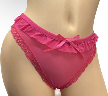 Customizable Lace Trim Panty